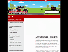 Tablet Screenshot of buymotorcyclehelmets.com